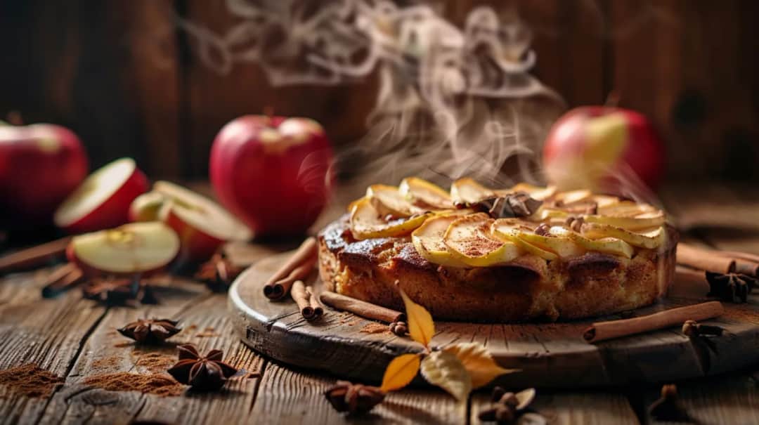 Korzenne ciasto jabłkowe: Rozgrzewający smak domowego ciepła. Mmm!