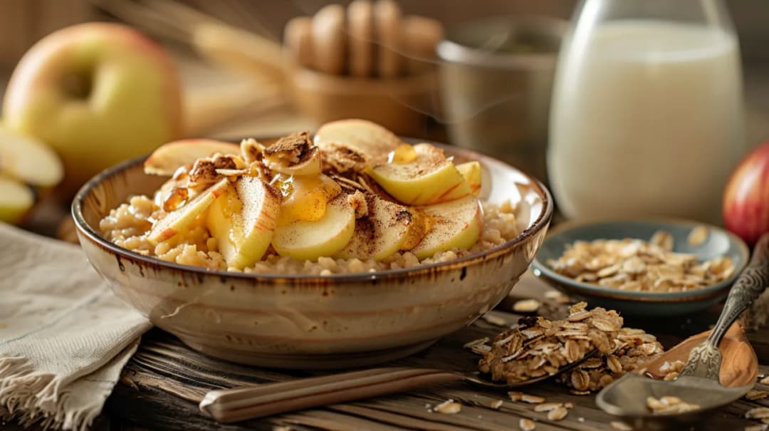 Pieczona owsianka z jabłkiem: Łatwe śniadanie w 5 minut dla zabieganych