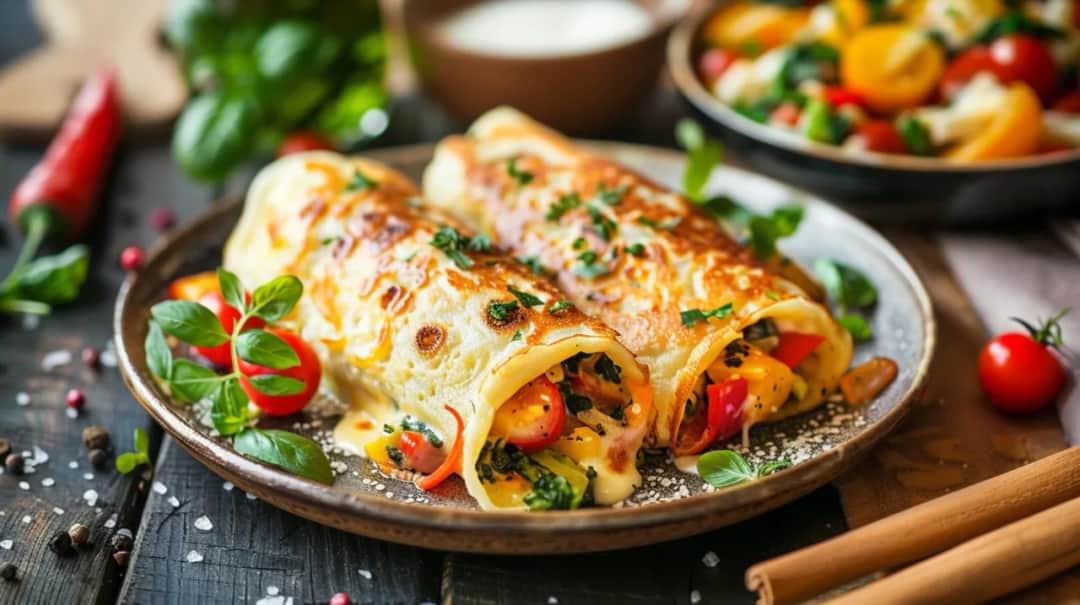 Naleśniki z warzywami zapiekane: obiad w 20 minut dla całej rodziny