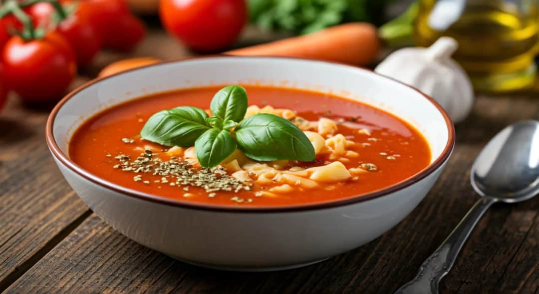 Zupa pomidorowa z makaronem: Ile naprawdę kryje kalorii? Zaskakujący rachunek!