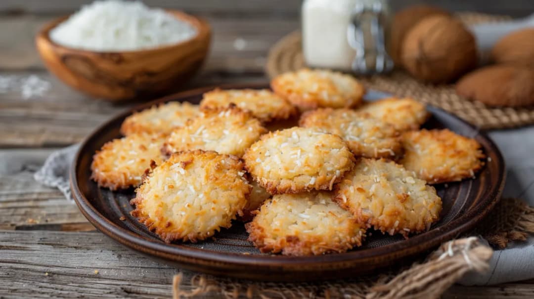 Ciasteczka kokosowe keto: Słodkość bez wyrzutów sumienia. Przepis