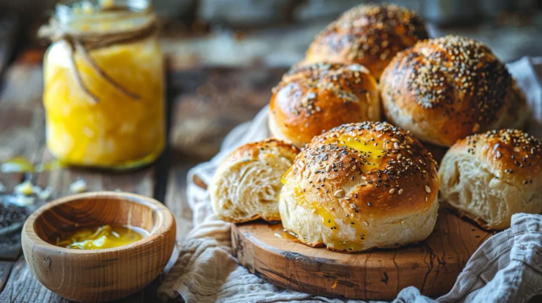 Zdrowe bułki pszenne na zakwasie żytnim - Domowy wypiek pełen smaku