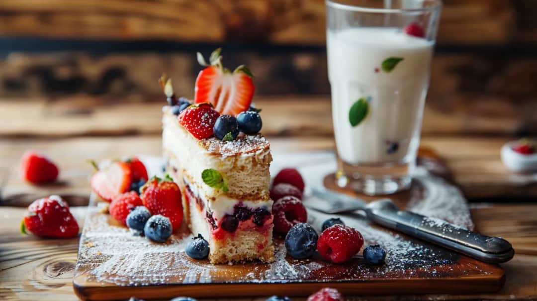Lekkie ciasto kefirowe z owocami: Idealny deser na upalne i letnie dni