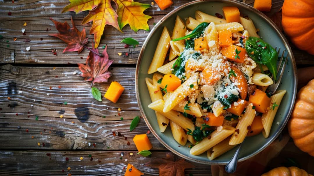 Makaron z dynią i szpinakiem: Oto jesienny hit na Twoim rodzinnym stole