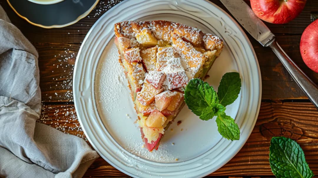 Proste i pyszne ciasto z rabarbarem i jabłkami - Sprawdzony przepis na deser