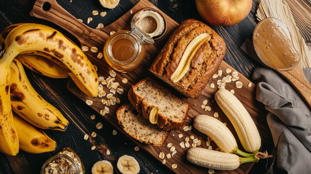 Owsiany chlebek bananowy: Zdrowa przekąska w zasięgu ręki