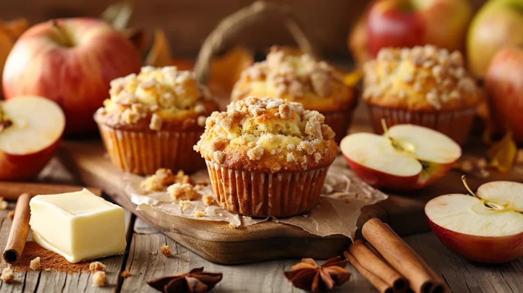 Muffinki z masłem i jabłkami: Oto idealny przepis na jesień dla rodziny