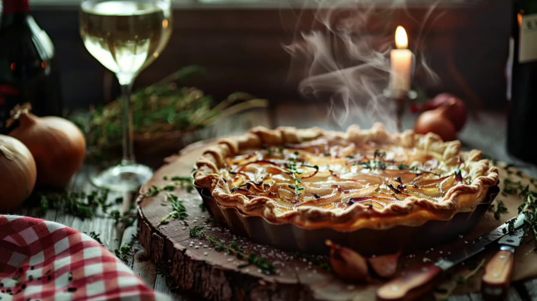 Tarta z cebulą: francuski przysmak na polskim stole, który pokochasz