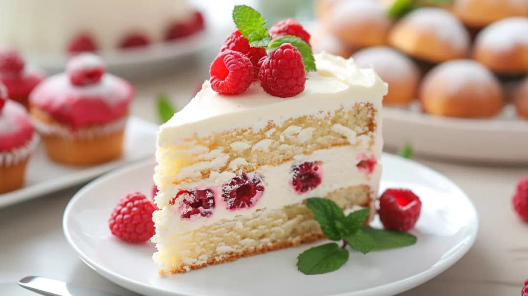 Pyszne ciasto z białą czekoladą i malinami: Deser, który zachwyci każdego