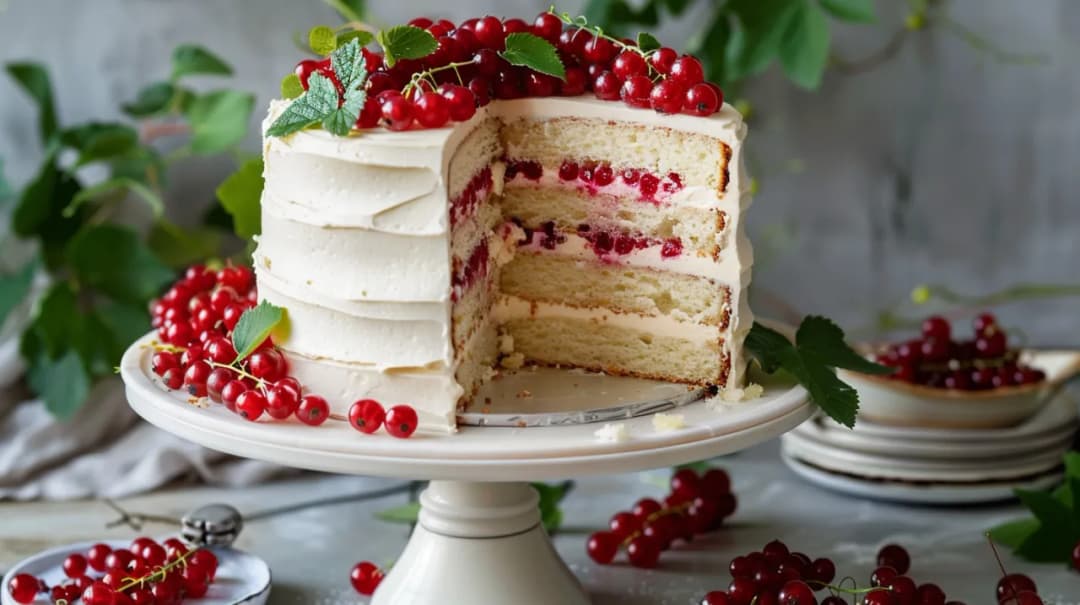 Najlepszy tort porzeczkowy z kremem mascarpone: przepis krok po kroku