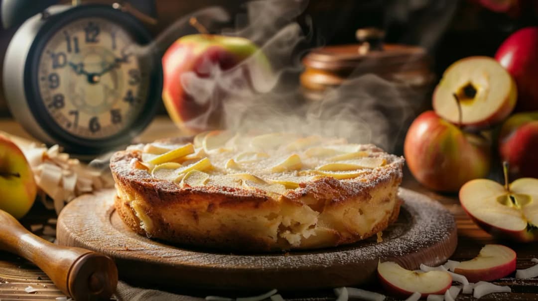 Szybkie ciasto jabłkowe kokosowe: Egzotyczny smak w 20 minut. Jak?