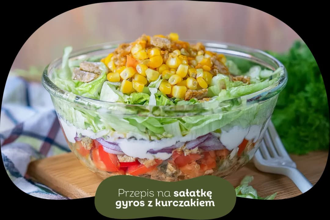 Jak zrobić najlepszą sałatkę gyros z kurczakiem - przepis krok po kroku