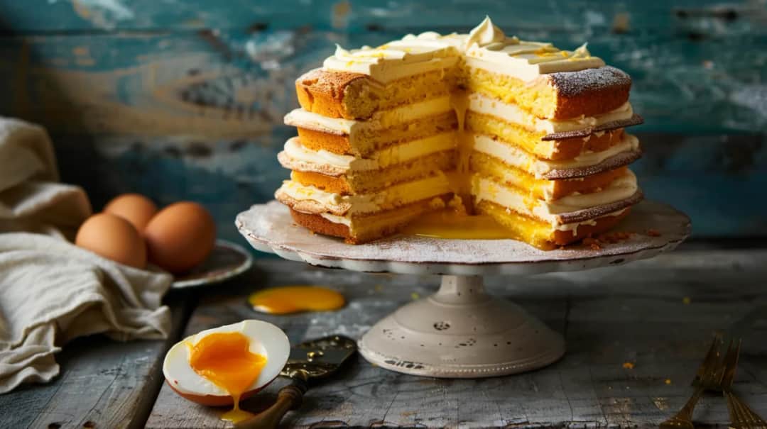Biszkopt z 9 jaj: Przepis na najwyższy i najpuszystszy tort jakiego nie znasz!