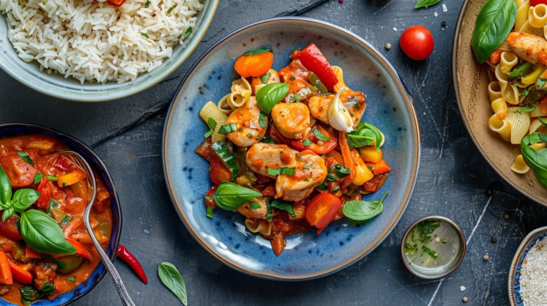 Ryż z kurczakiem w sosie pomidorowym: Obiad w 30 minut - przepis