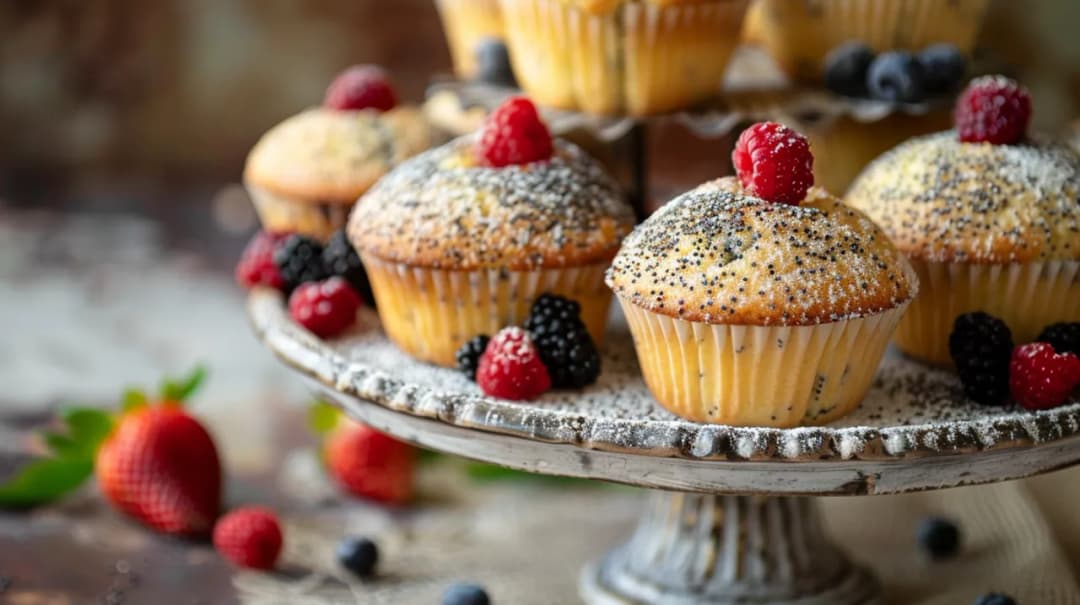 Delikatne babeczki makowe: Przepis na sukces każdego cukiernika