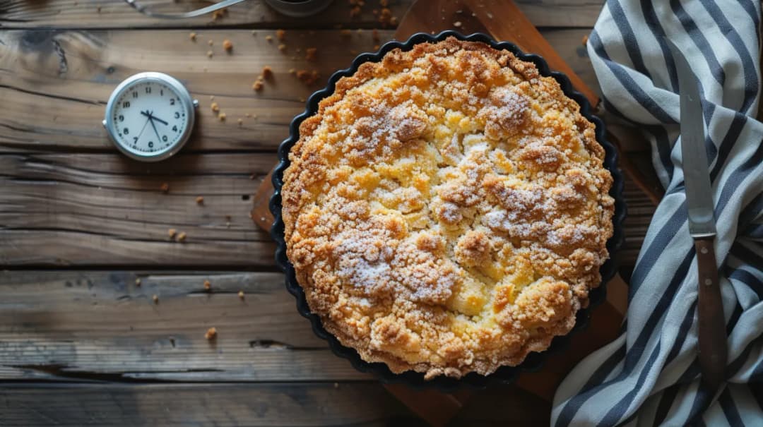 Drożdżówka sypana: Błyskawiczny przepis na słodki deser. Jak to?