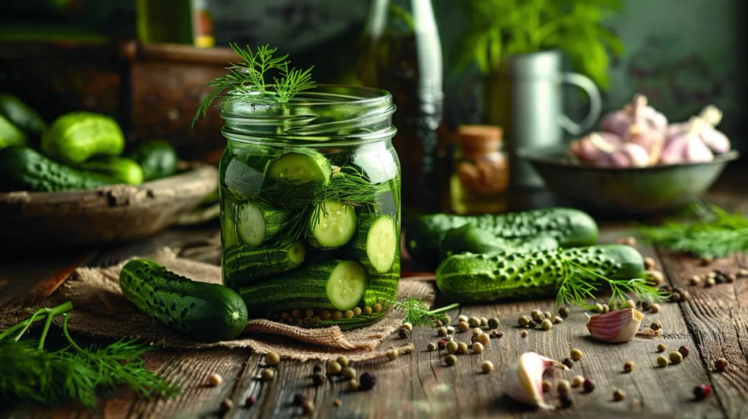Mini ogórki konserwowe: Jak łatwo zrobić chrupiące przetwory na zimę?