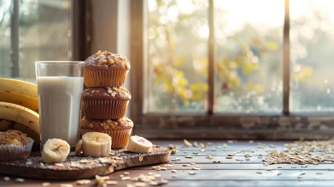 Muffiny bananowe z płatkami owsianymi: Jak dodać energii do poranka?